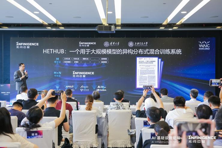 全球首发！无问芯穹发布千卡规模异构芯片混训平台，筑基面向mxn生态格局的ai native基础设施
