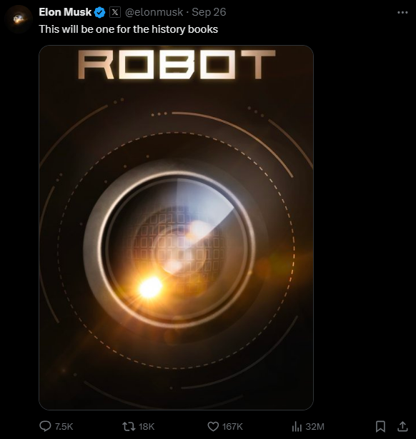 特斯拉首款无人驾驶 robottaxi，拉首升级版 optimus 还是款无画大饼？