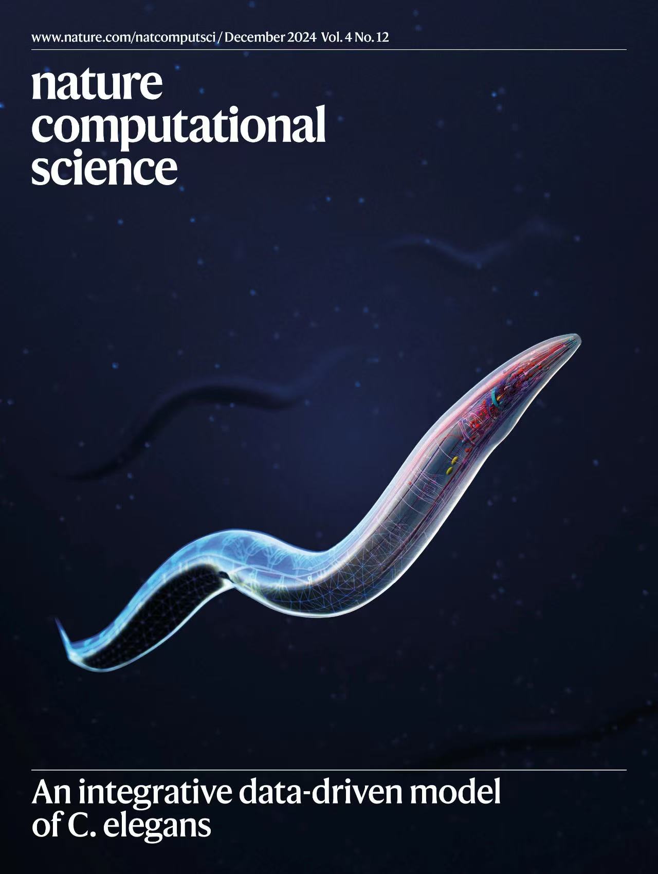 智源线虫登上nature子刊封面，刊封具身元年尾声深长