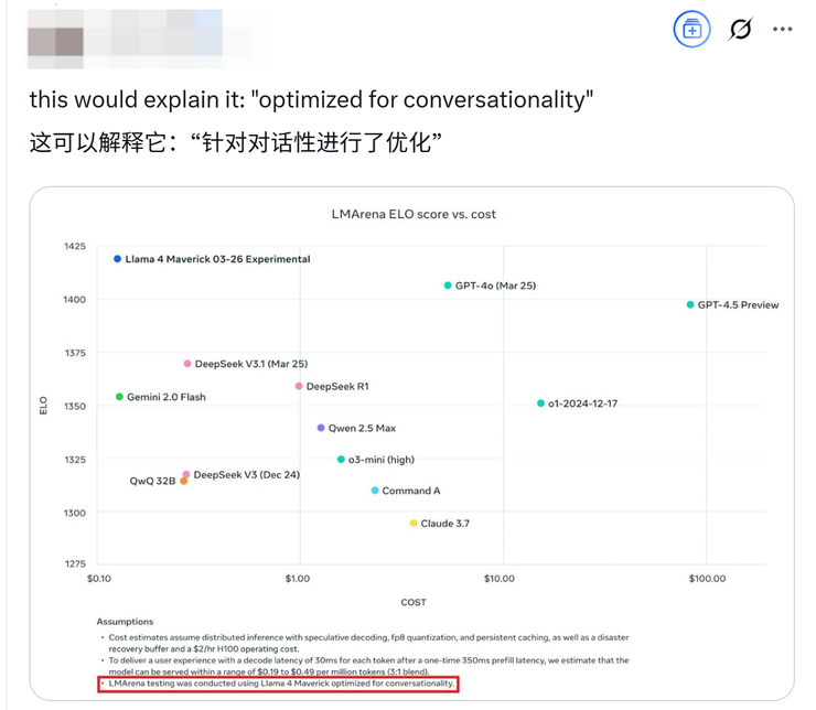 llama 4 刷榜作弊引热议，20 万显卡集群就做出了个这？
