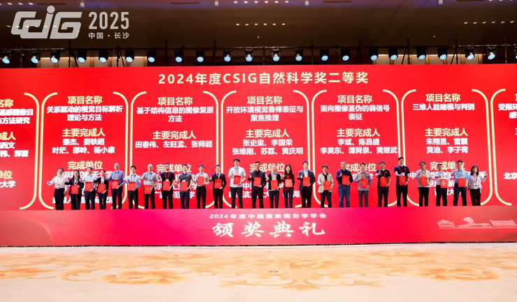 【动态】中国图象图形学学会颁奖典礼在长沙隆重举行