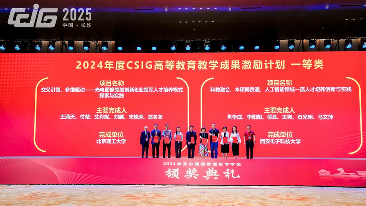 【动态】中国图象图形学学会颁奖典礼在长沙隆重举行
