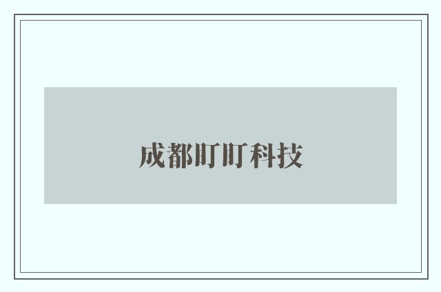 成都盯盯科技